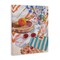 Stupell Industries Tangerine Tides Beach Blanket Canvas By Melissa Wang
